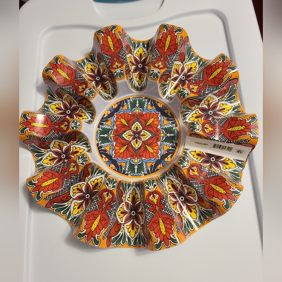Prepara Taco Holder Carousel Stand - Melamine dish - Holds 10 Tacos - Picture 2 of 8
